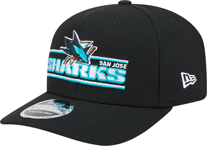 San Jose Sharks Stated 9SEVENTY Stretch-Snap Hat