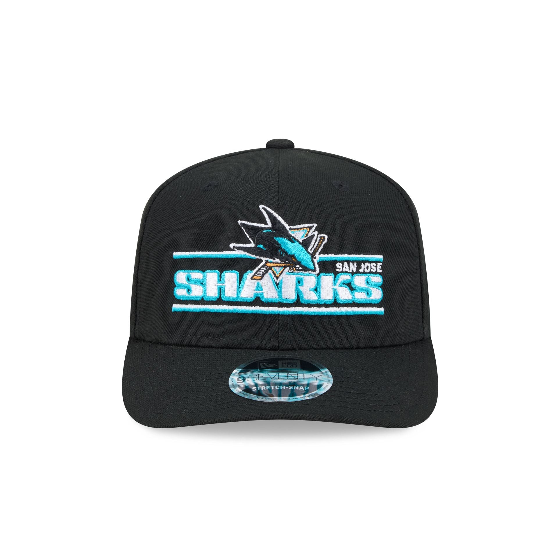 San Jose Sharks Stated 9SEVENTY Stretch-Snap Hat