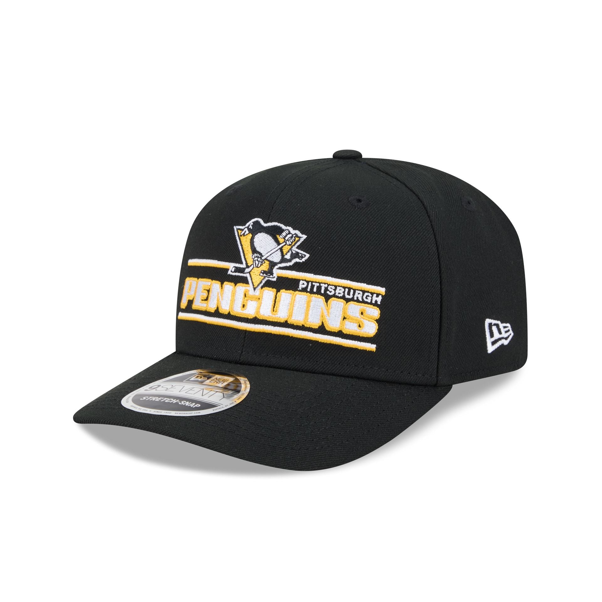 Pittsburgh Penguins Stated 9SEVENTY Stretch-Snap Hat