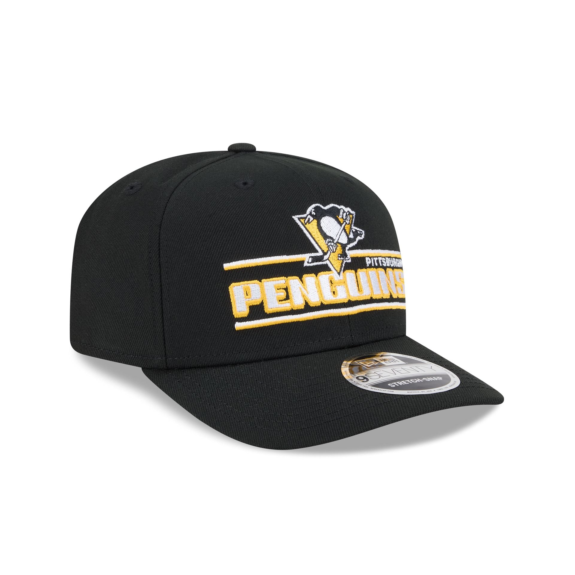 Pittsburgh Penguins Stated 9SEVENTY Stretch-Snap Hat