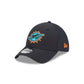 Miami Dolphins Night 39THIRTY Stretch Fit Hat