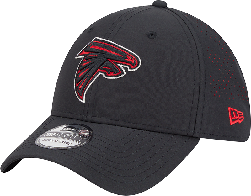 Atlanta Falcons Night 39THIRTY Stretch Fit Hat