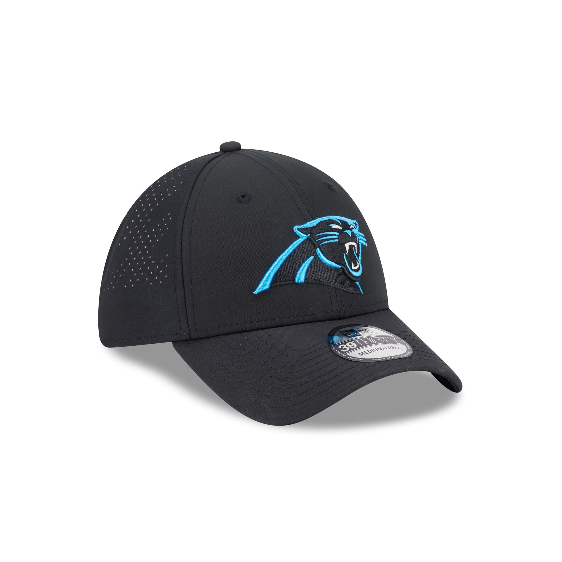 Carolina Panthers Night 39THIRTY Stretch Fit Hat