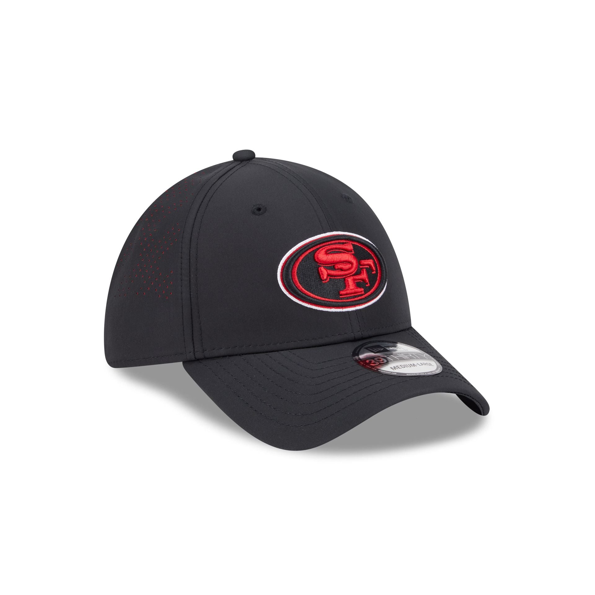 San Francisco 49ers Night 39THIRTY Stretch Fit Hat