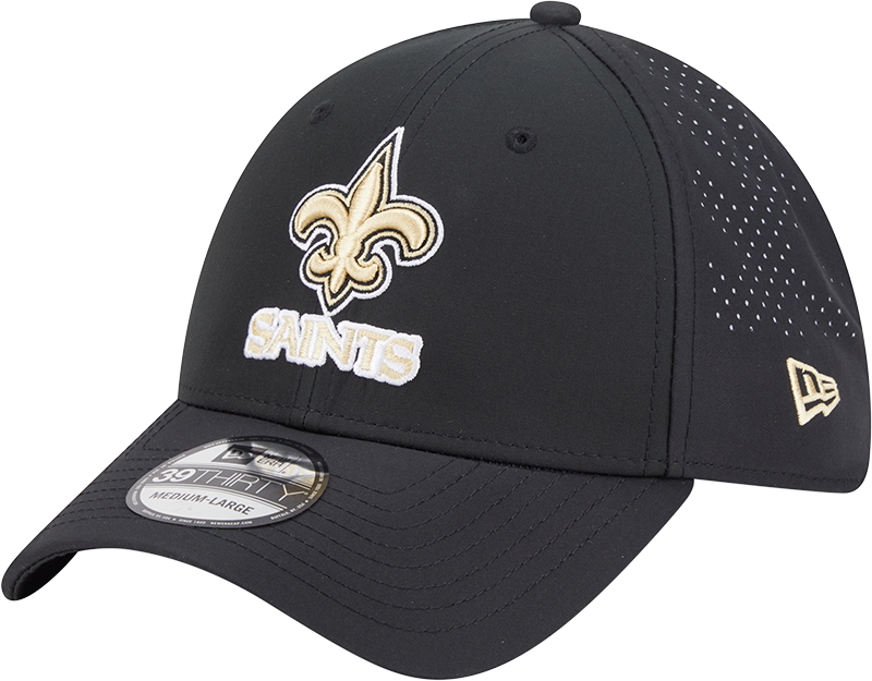 New Orleans Saints Night 39THIRTY Stretch Fit Hat
