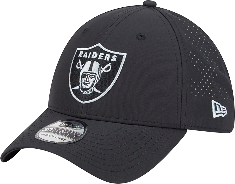 Las Vegas Raiders Night 39THIRTY Stretch Fit Hat