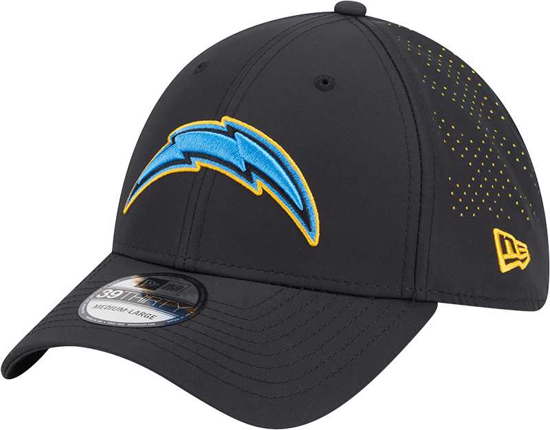 Los Angeles Chargers Night 39THIRTY Stretch Fit Hat