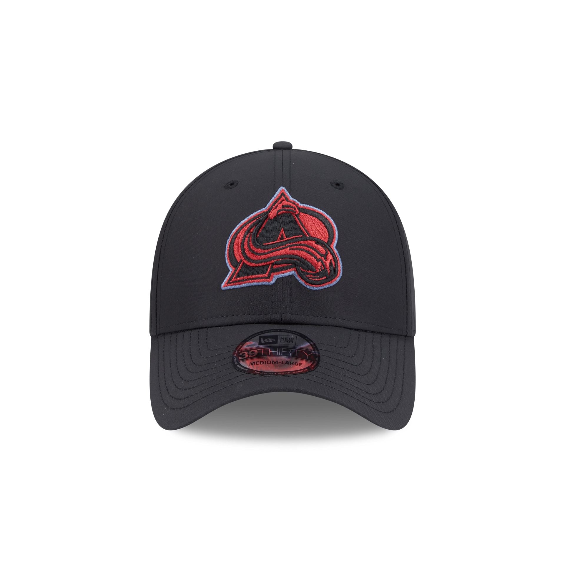 Colorado Avalanche Night 39THIRTY Stretch Fit Hat
