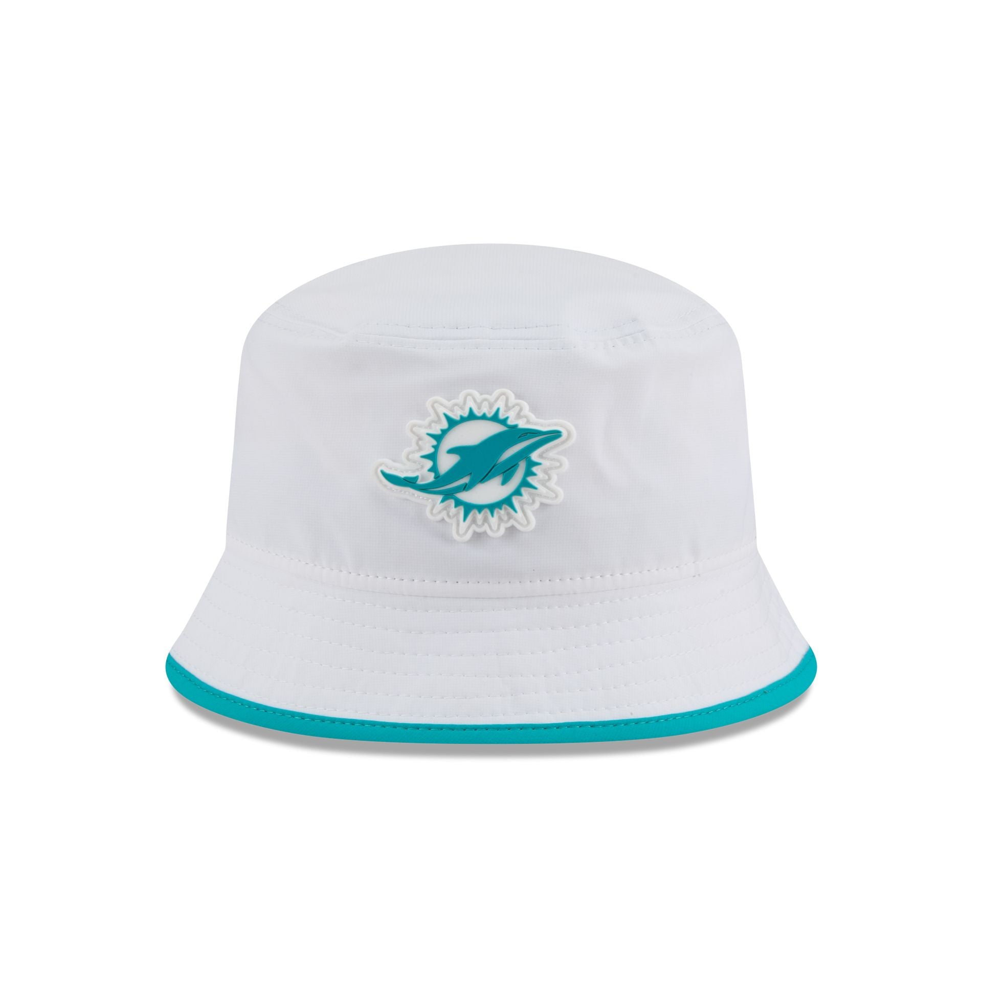 ノベルティセットNEW ERA×AmeriLOGOTAPE BUCKETHAT Miami Dolphins 2025 Training Bucket Hat – New Era Cap