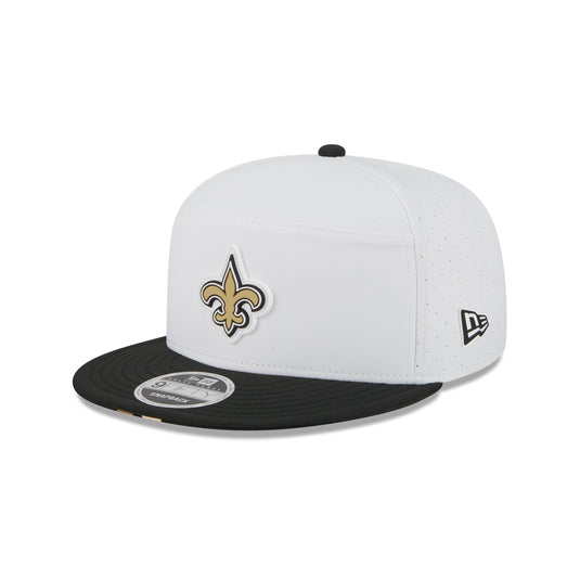 New Orleans Saints 2025 Training Split Panel 9FIFTY Snapback Hat - New Era Cap
