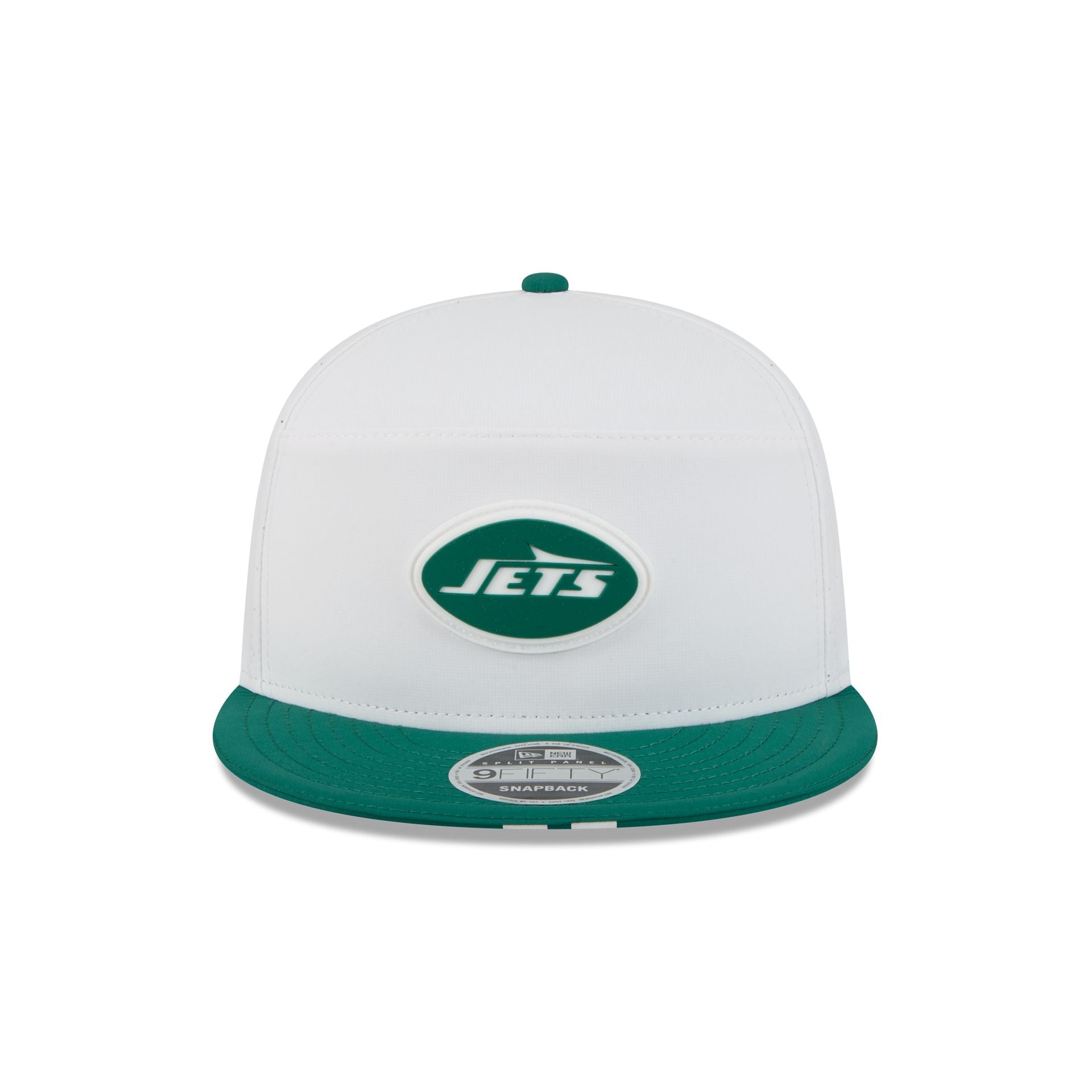 New York Jets 2025 Training Split Panel 9FIFTY Snapback Hat