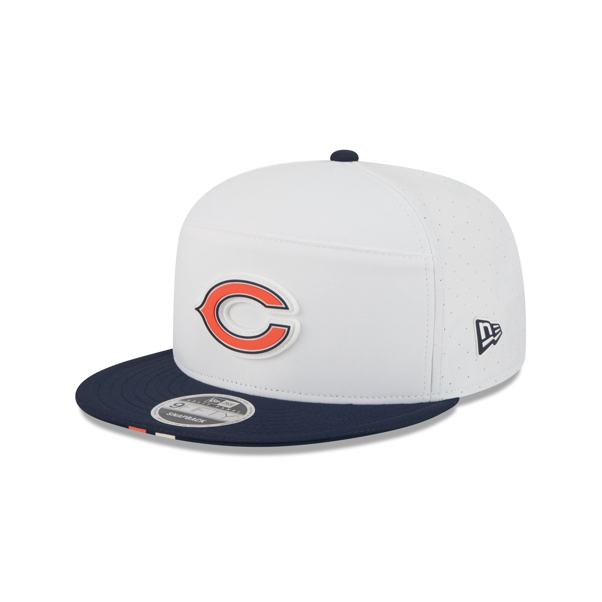 Chicago Bears 2025 Training Split Panel 9FIFTY Snapback Hat