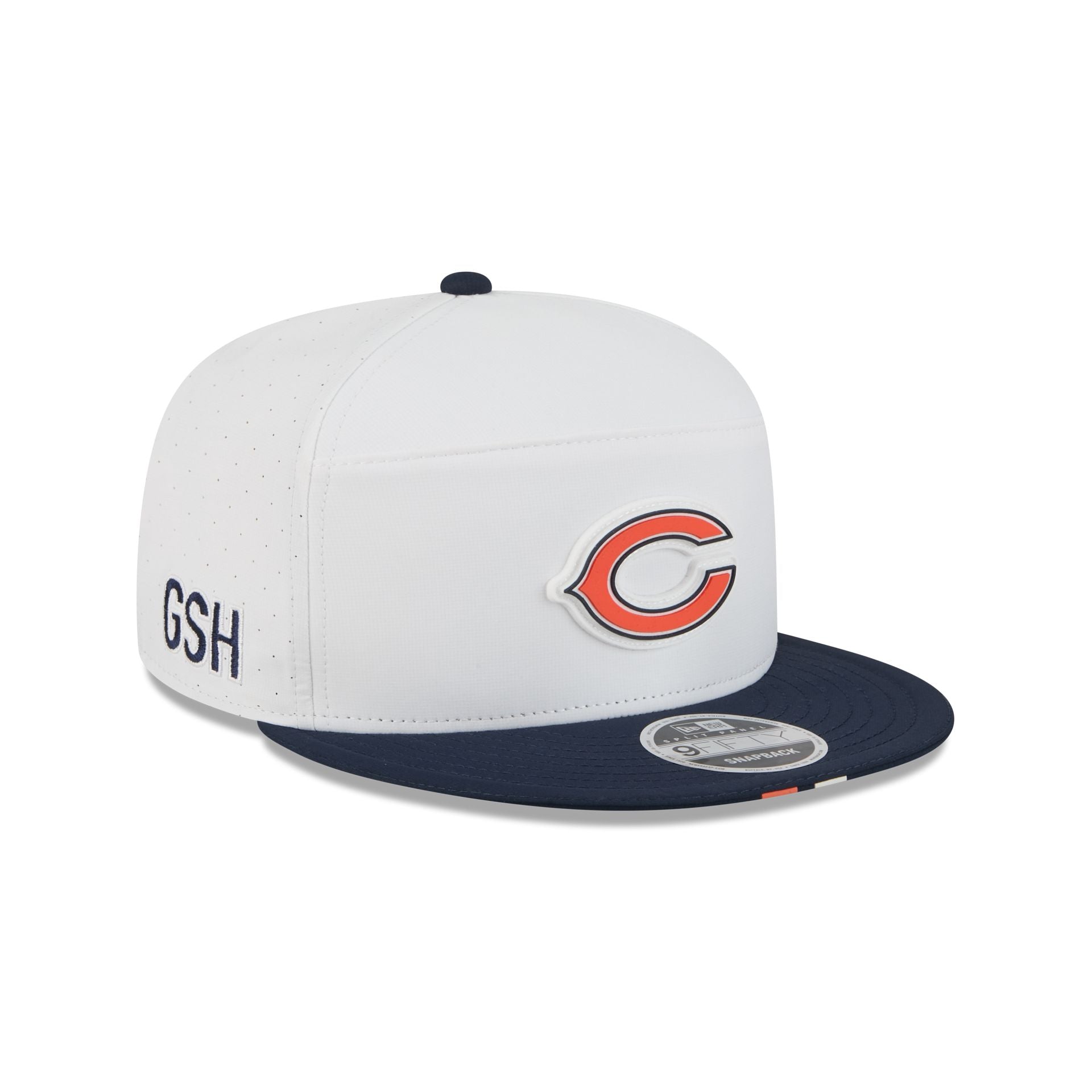 Chicago Bears 2025 Training Split Panel 9FIFTY Snapback Hat