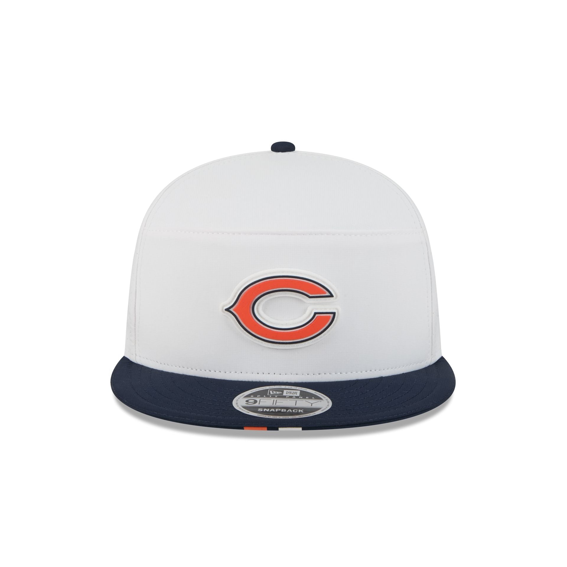Chicago Bears 2025 Training Split Panel 9FIFTY Snapback Hat
