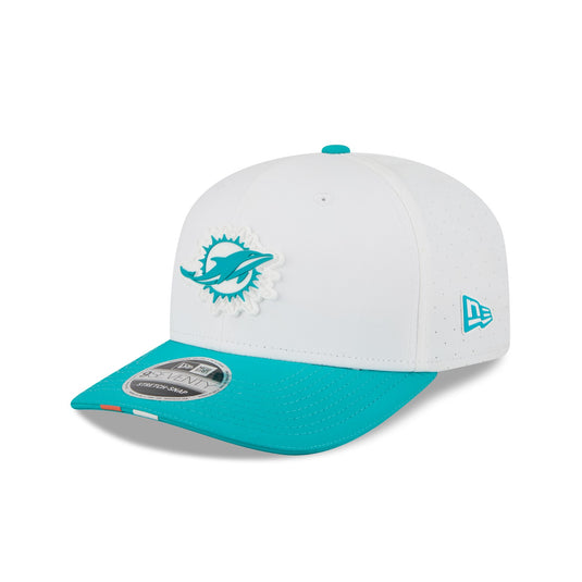Miami Dolphins 2025 Training 9SEVENTY Stretch-Snap Hat - New Era Cap