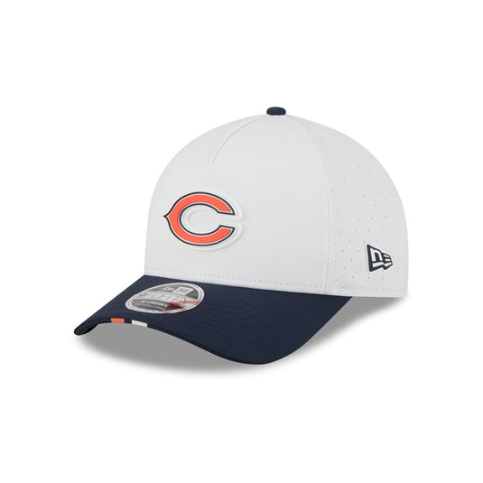 Chicago Bears 2025 Training 9FORTY M-Crown A-Frame Snapback Hat - New Era Cap