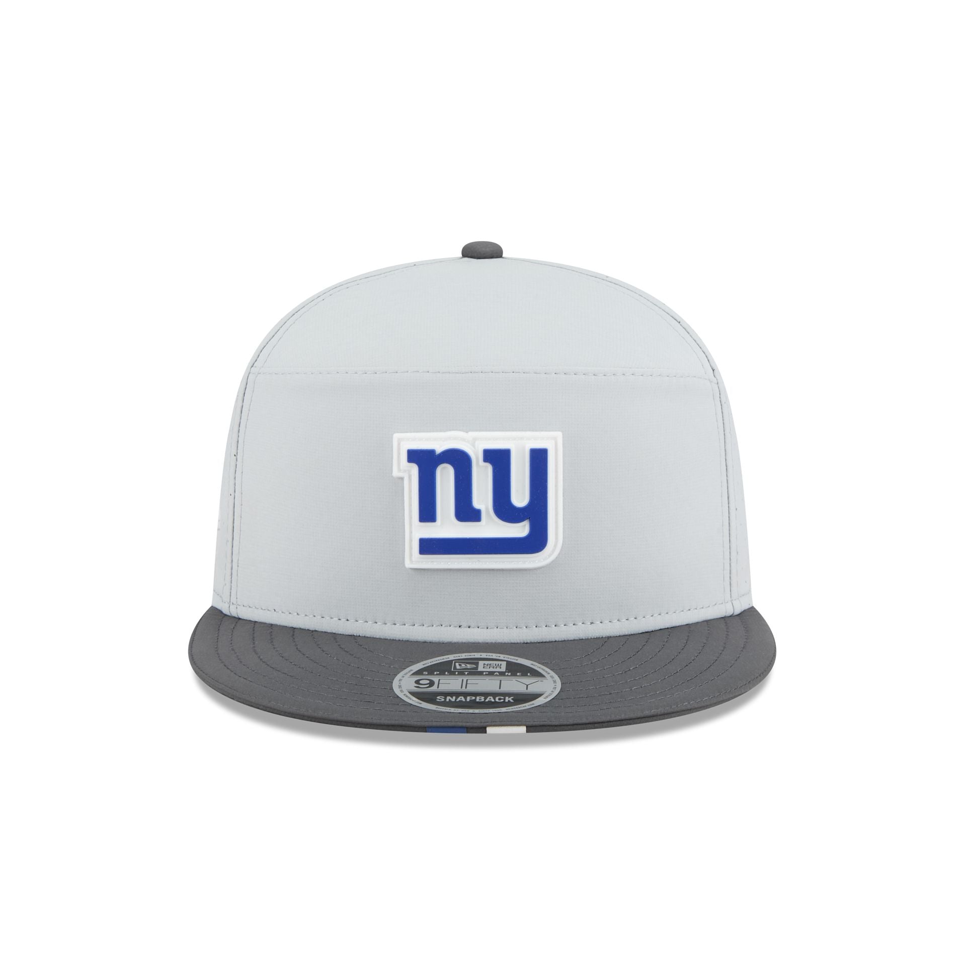 New York Giants 2025 Training Split Panel 9FIFTY Snapback Hat