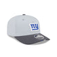 New York Giants 2025 Training Gray 9SEVENTY Stretch-Snap Hat