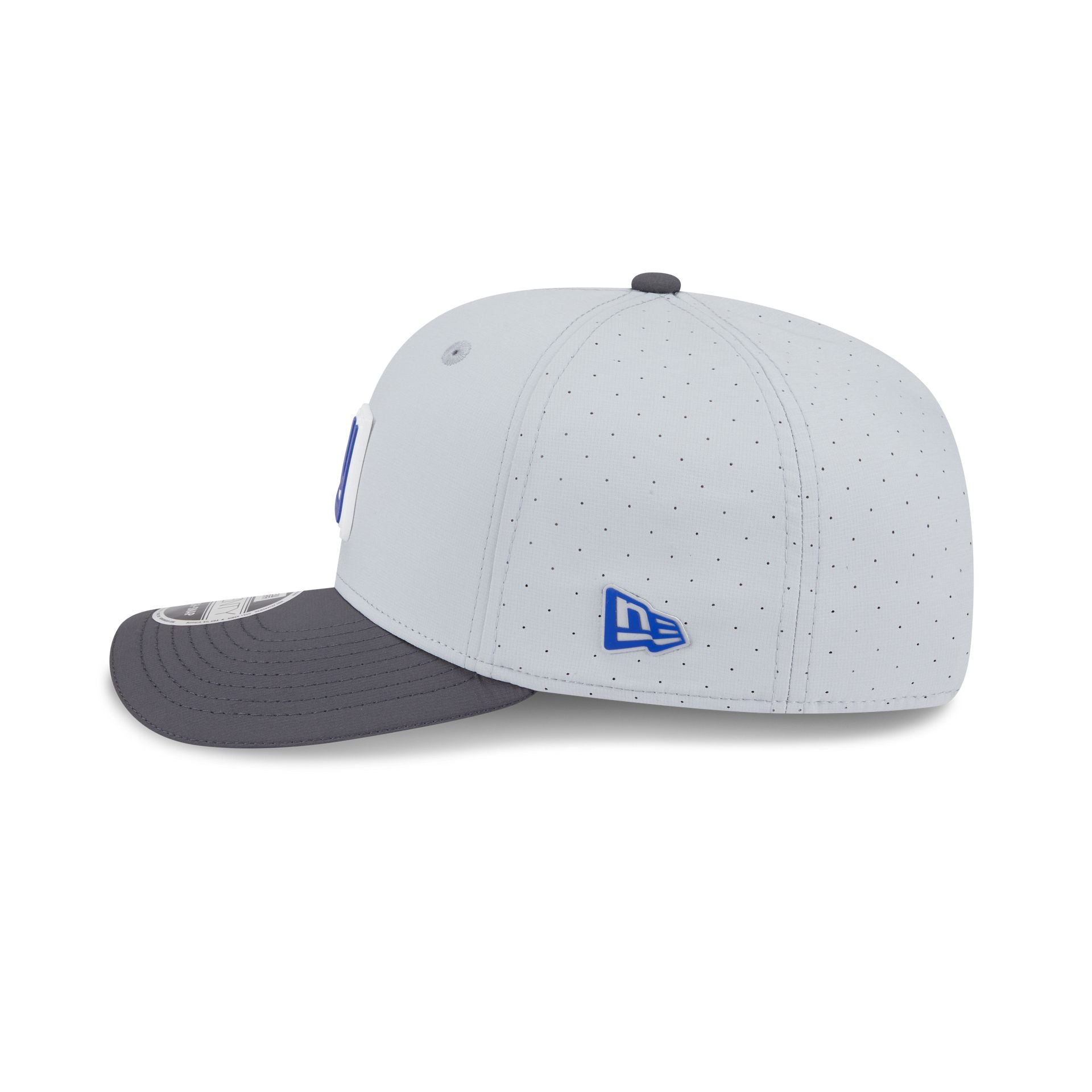 New York Giants 2025 Training Gray 9SEVENTY Stretch-Snap Hat