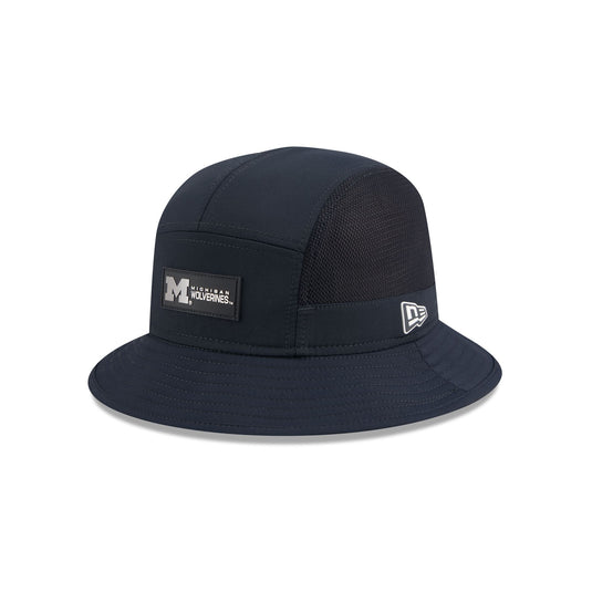 Michigan Wolverines Hot Weather Stretch Bucket Hat - New Era Cap