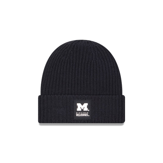 Michigan Wolverines Cold Weather Cuff Knit Hat - New Era Cap