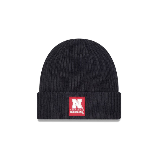 Nebraska Cornhuskers Cold Weather Cuff Knit Hat - New Era Cap
