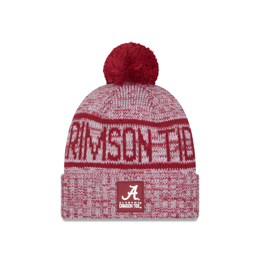 Alabama Crimson Tide Cold Weather Pom Knit Hat - New Era Cap