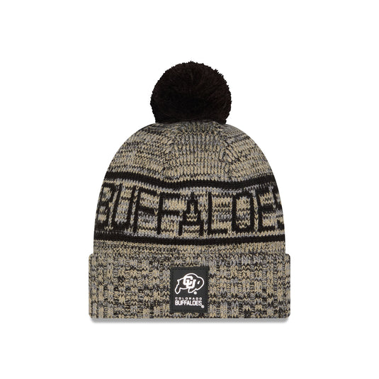 Colorado Buffaloes Cold Weather Pom Knit Hat - New Era Cap