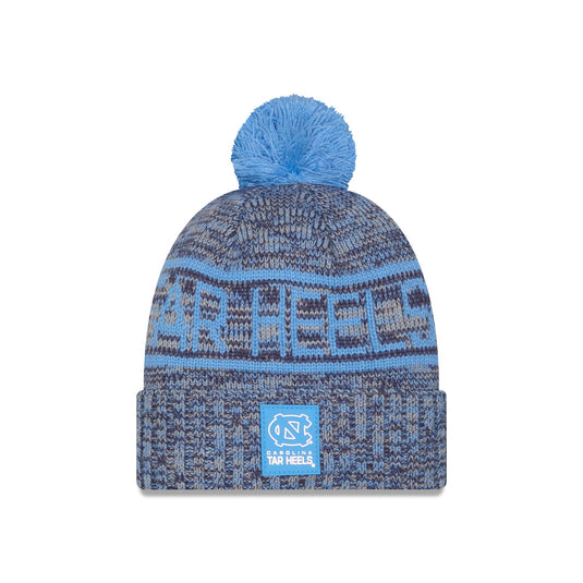 North Carolina Tar Heels Cold Weather Pom Knit Hat - New Era Cap