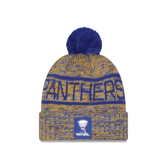 Pittsburgh Panthers Cold Weather Pom Knit Hat - New Era Cap