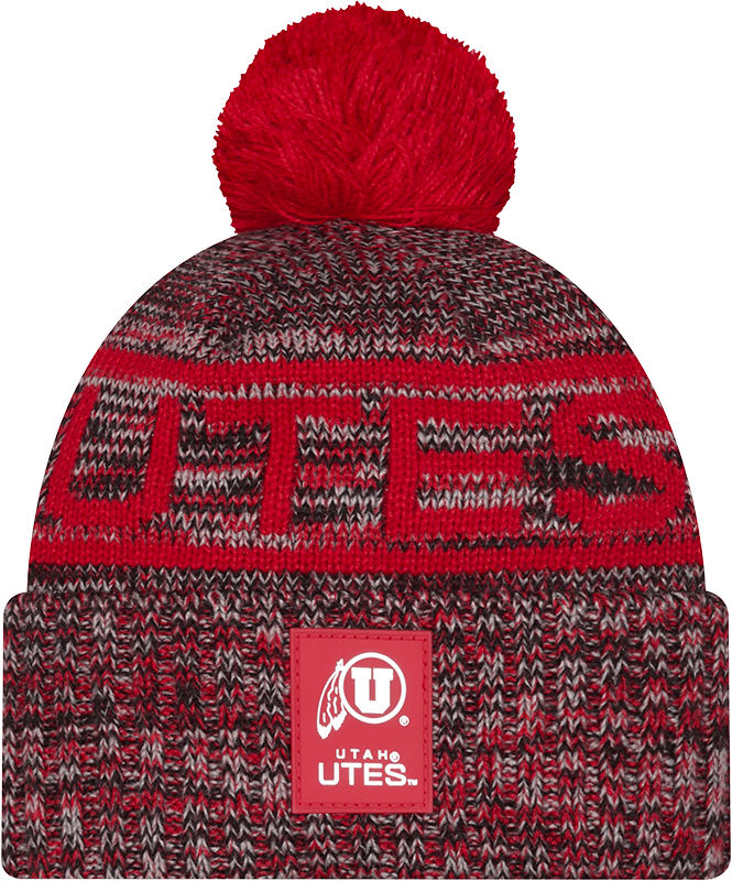 Utah Utes Cold Weather Pom Knit Hat