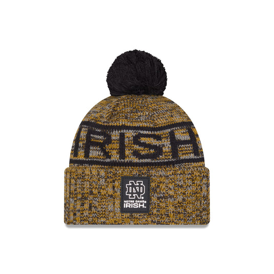 Notre Dame Fighting Irish Cold Weather Pom Knit Hat - New Era Cap