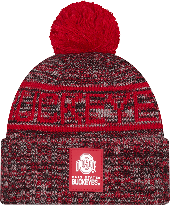 Ohio State Buckeyes Cold Weather Pom Knit Hat