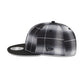 Detroit Tigers Black and White Plaid Retro Crown 9FIFTY Snapback Hat