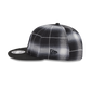 New York Yankees Black and White Plaid Retro Crown 9FIFTY Snapback Hat