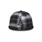 Athletics Black and White Plaid Retro Crown 9FIFTY Snapback Hat