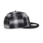 Boston Red Sox Black and White Plaid Retro Crown 9FIFTY Snapback Hat