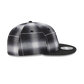 Los Angeles Dodgers Black and White Plaid Retro Crown 9FIFTY Snapback Hat