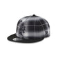 New York Mets Black and White Plaid Retro Crown 9FIFTY Snapback Hat