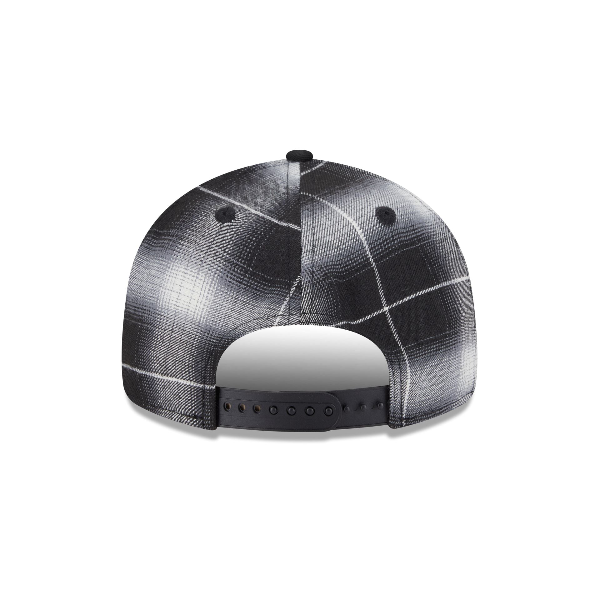 New York Mets Black and White Plaid Retro Crown 9FIFTY Snapback Hat