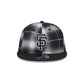 San Francisco Giants Black and White Plaid Retro Crown 9FIFTY Snapback Hat