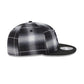 San Francisco Giants Black and White Plaid Retro Crown 9FIFTY Snapback Hat