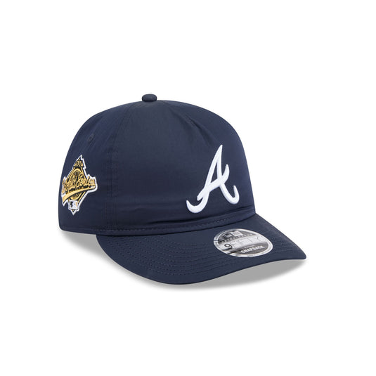 Atlanta Braves Nylon Retro Crown 9FIFTY A-Frame Snapback Hat - New Era Cap
