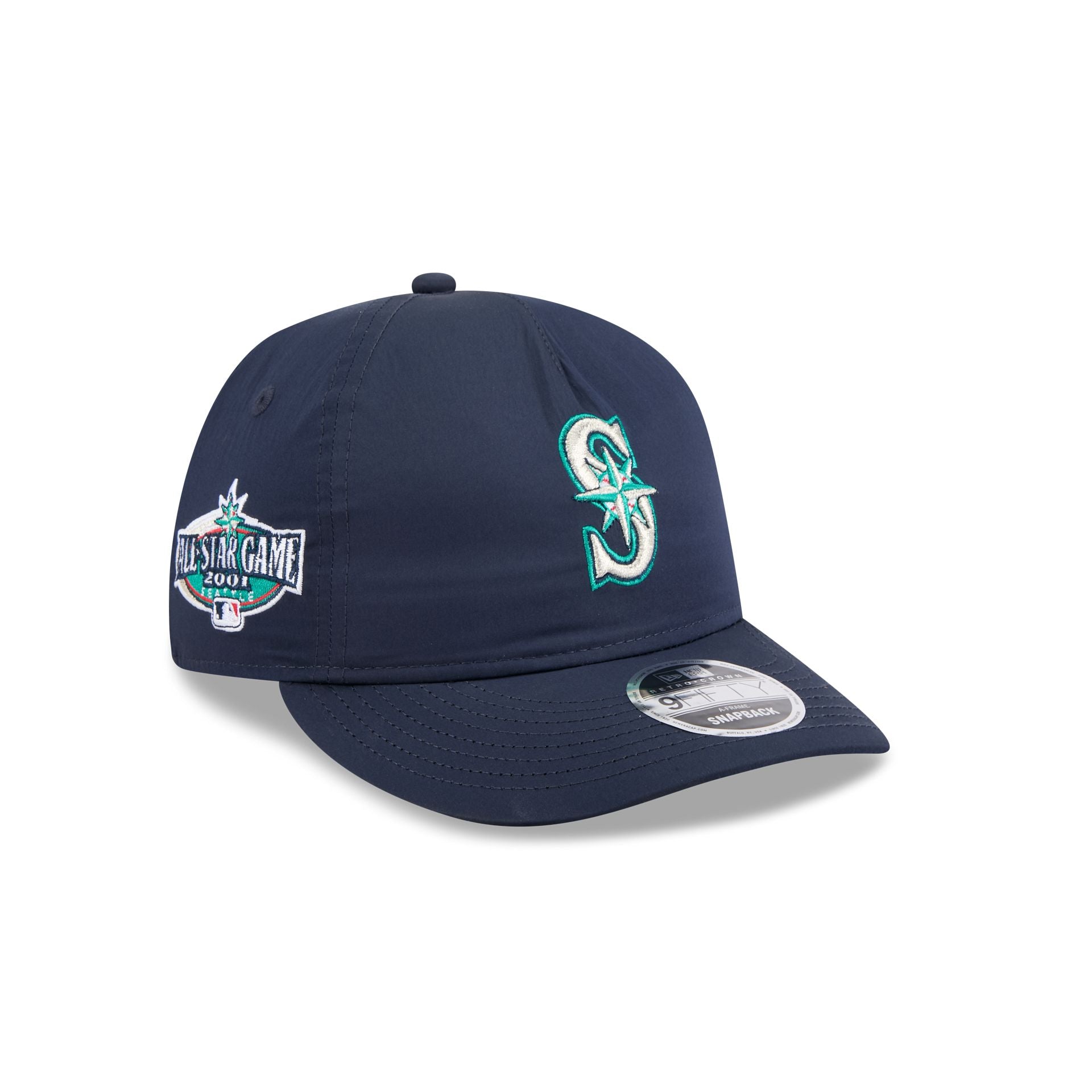 Seattle Mariners Nylon Retro Crown 9FIFTY A-Frame Snapback Hat