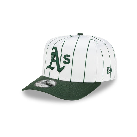 Athletics Satin Pinstripe 9FIFTY A-Frame Snapback Hat - New Era Cap