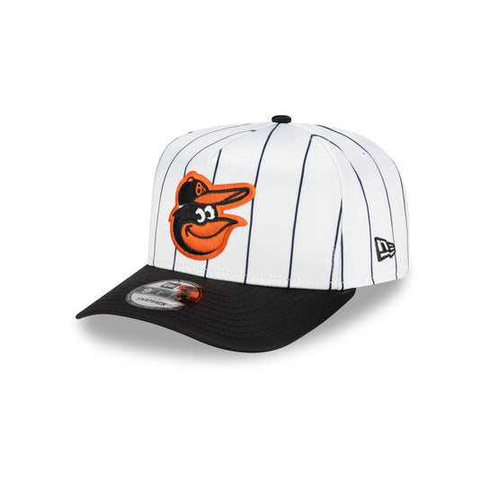 Baltimore Orioles Satin Pinstripe 9FIFTY A-Frame Snapback Hat - New Era Cap