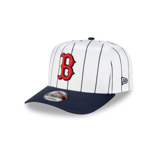 Boston Red Sox Satin Pinstripe 9FIFTY A-Frame Snapback Hat - New Era Cap