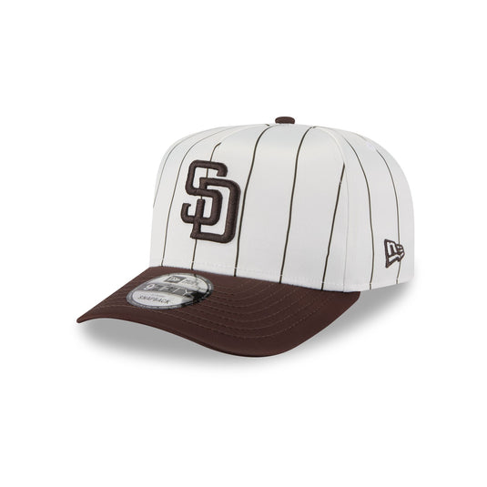 San Diego Padres Satin Pinstripe 9FIFTY A-Frame Snapback Hat - New Era Cap