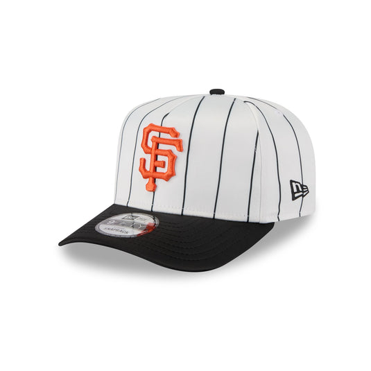 San Francisco Giants Satin Pinstripe 9FIFTY A-Frame Snapback Hat - New Era Cap