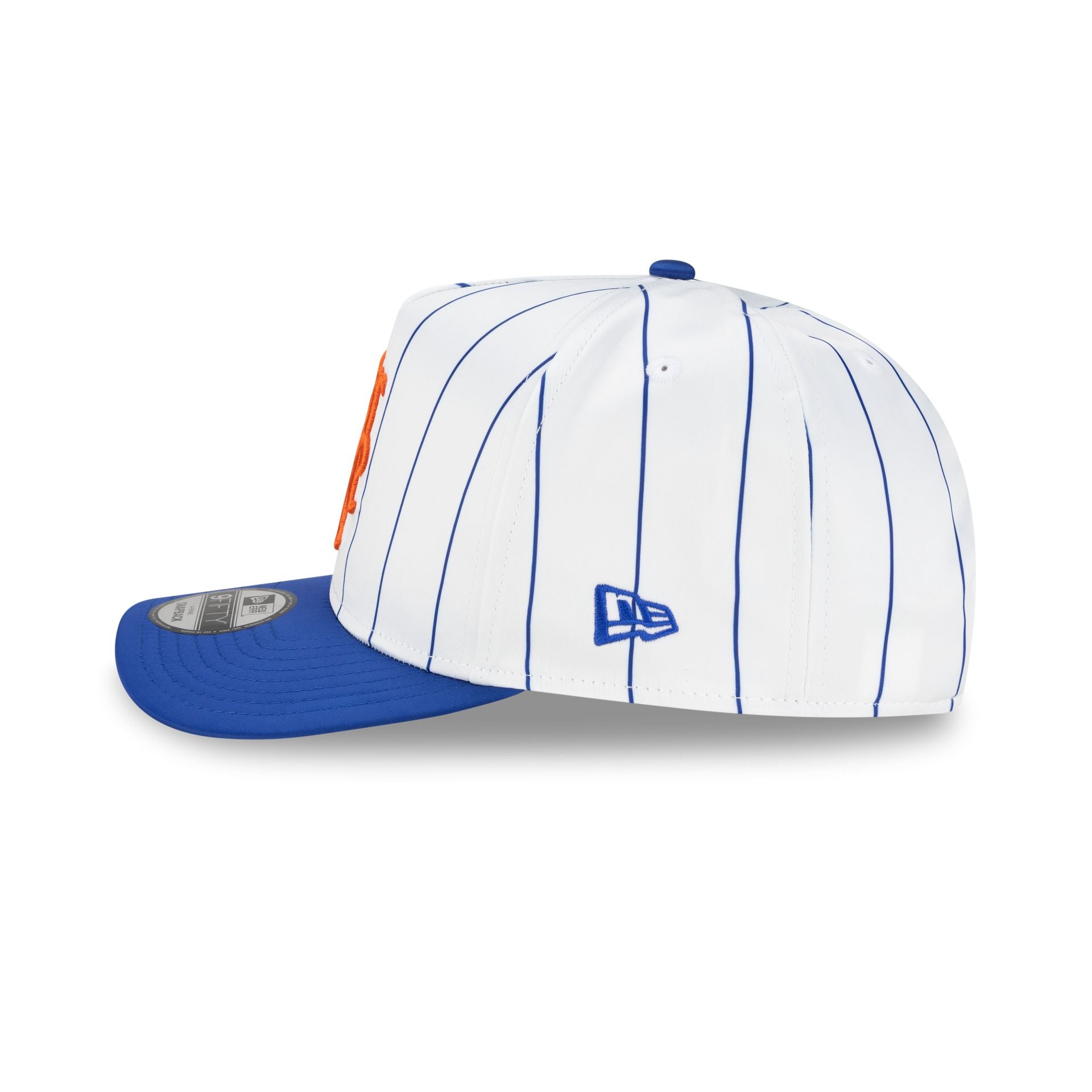 New York Mets Satin Pinstripe 9FIFTY A-Frame Snapback Hat – New